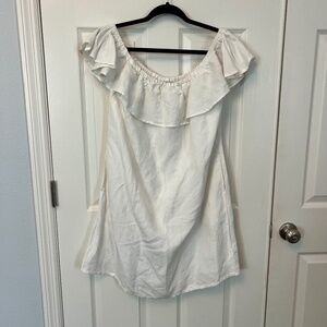 Tommy Bahama St. Lucia White Linen Dress NWT XL Coastal Beachy Tropical Wedding